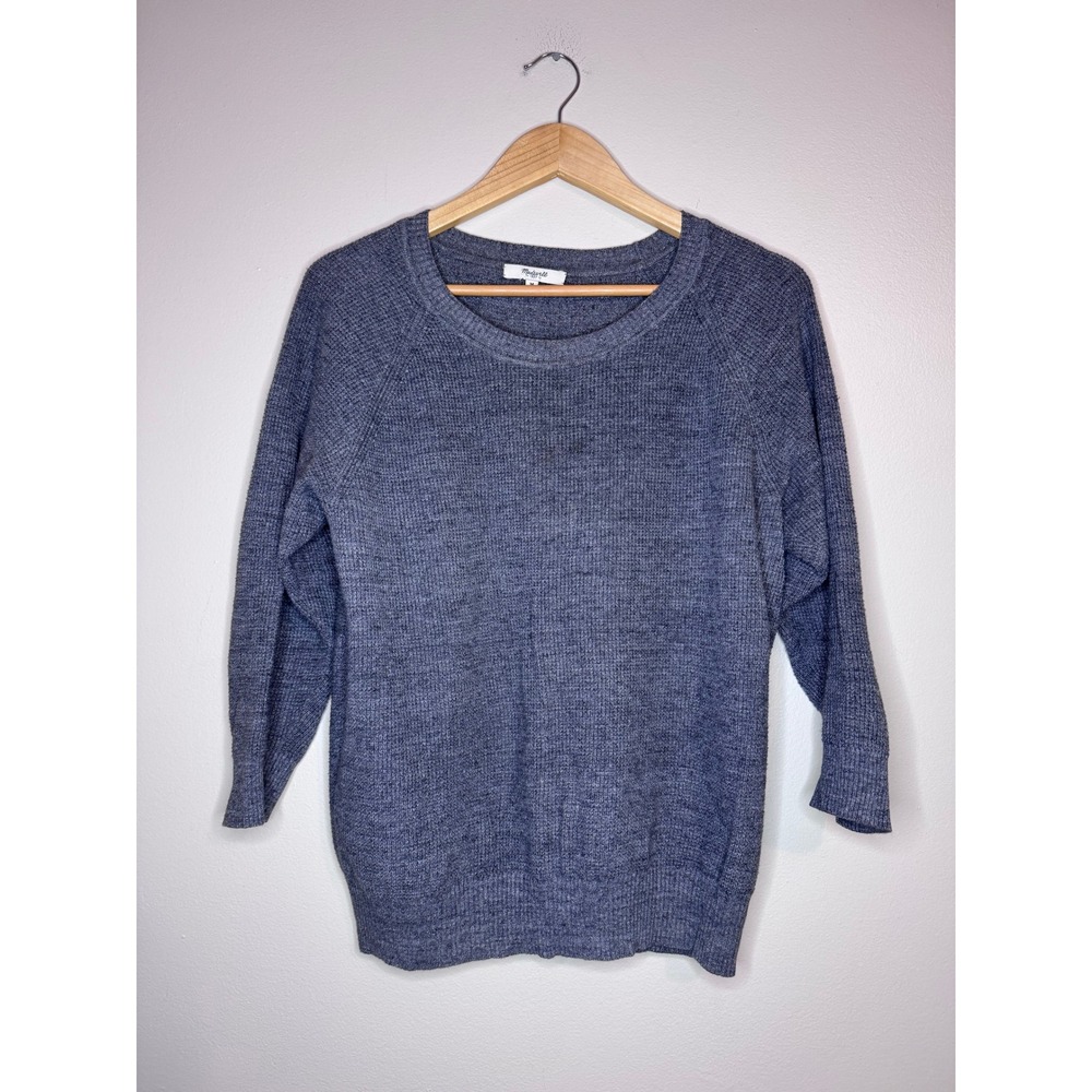 Madewell Women's Gray Knit Sweater Crewneck Size M‎